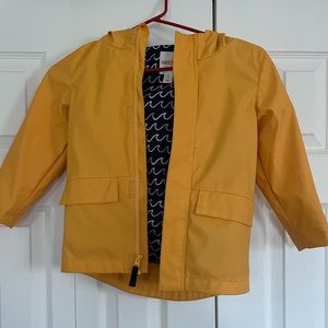 kids raincoat size 4T Cat and Jack Rain jacket Yellow